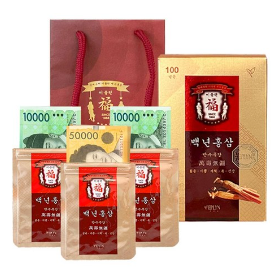 이플린 반전 용돈박스 백년 홍삼 10p