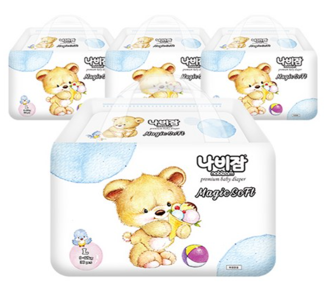 매직소프트 기저귀 밴드형 남녀공용