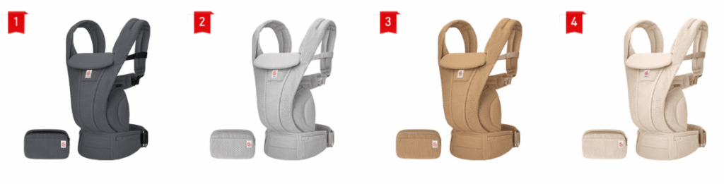 에르고베이비 옴니 디럭스 메쉬 신생아 아기띠